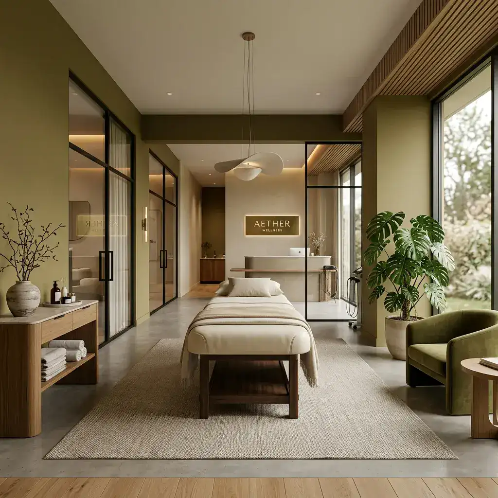 STEP 4 Behandlungsraum – Rückentraining Ambiente