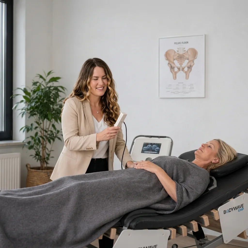 Jana Evers bei der Behandlung